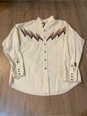 Vintage Brooks & Dunn by Panhandle Slim Western Button Down Shirt